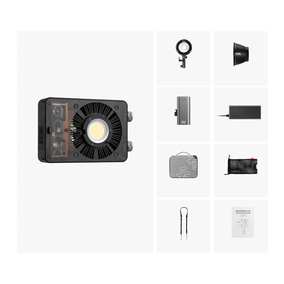 Светодиодный осветитель Zhiyun MOLUS X100 Combo Kit